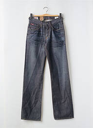 Jeans coupe droite fermeture zippée sous rabat boutonné bleu LEE COOPER homme