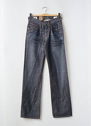 Jeans coupe droite fermeture zippée sous rabat boutonné bleu LEE COOPER homme