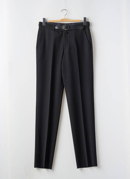 Pantalon droit coupe droite noir BRUNO SAINT HILAIRE homme