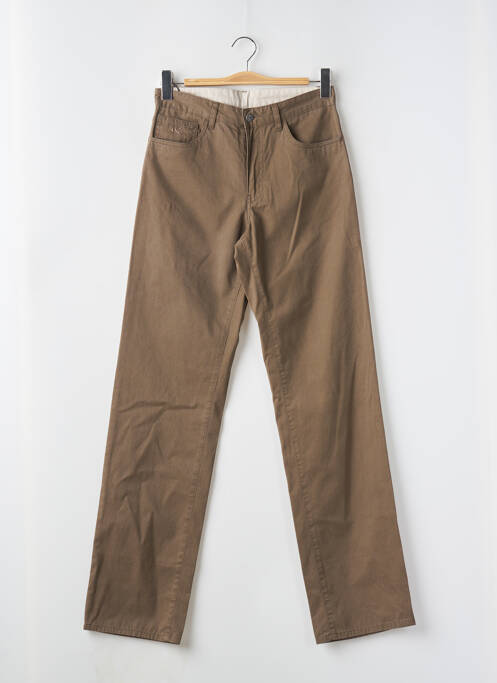 Pantalon droit marron OLD RIVER pour homme