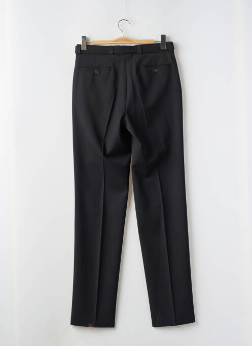 Pantalon droit noir BRUNO SAINT HILAIRE pour homme