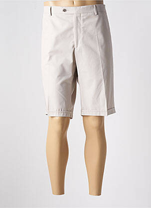 Bermuda coupe droite beige NINO LORETTI homme
