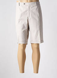 Bermuda coupe droite beige NINO LORETTI homme