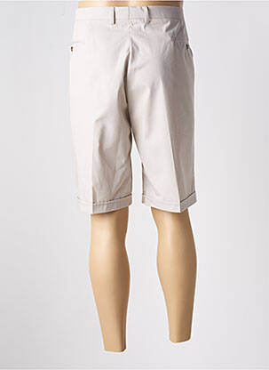 Bermuda coupe droite beige NINO LORETTI homme