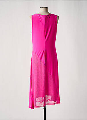 Robe mi-longue sans manche sans manche rose JOSEPH RIBKOFF femme