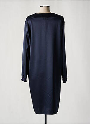 Robe mi-longue coupe fluide manches longues bleu SPORTALM femme