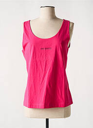 Top tissage jersey sans manche rose SPORTALM femme
