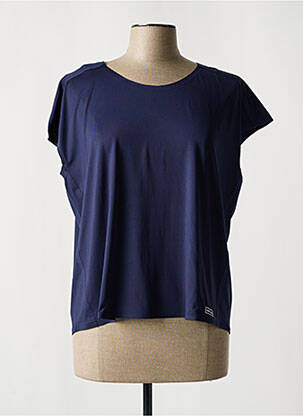 Top stretch manches courtes bleu SAINT JAMES femme