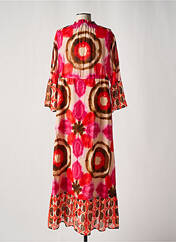 Robe longue rose GRACE pour femme seconde vue