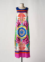 Robe longue rose GRACE pour femme seconde vue
