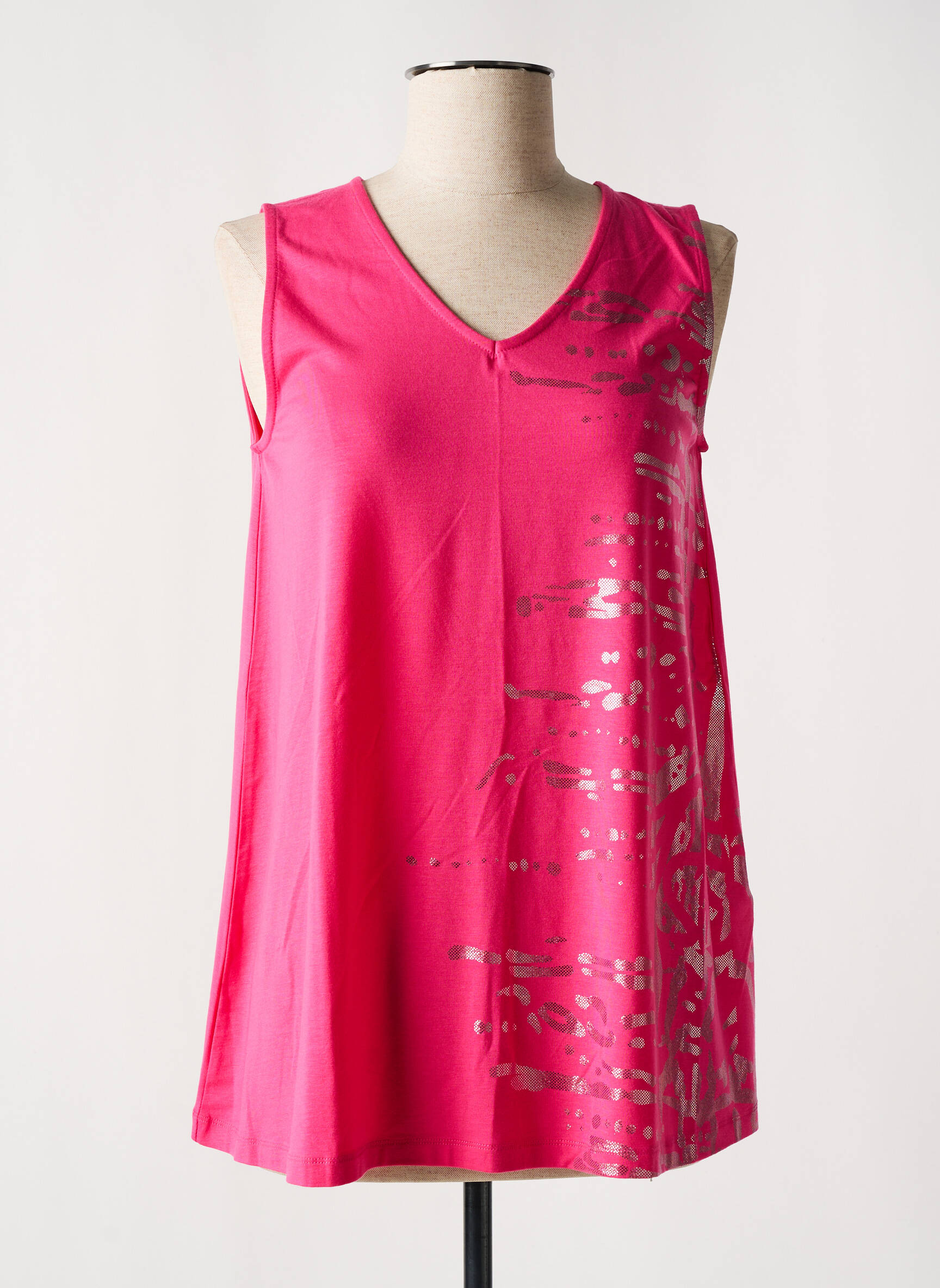 Tunique sans manche sans manche rose SPORTALM femme