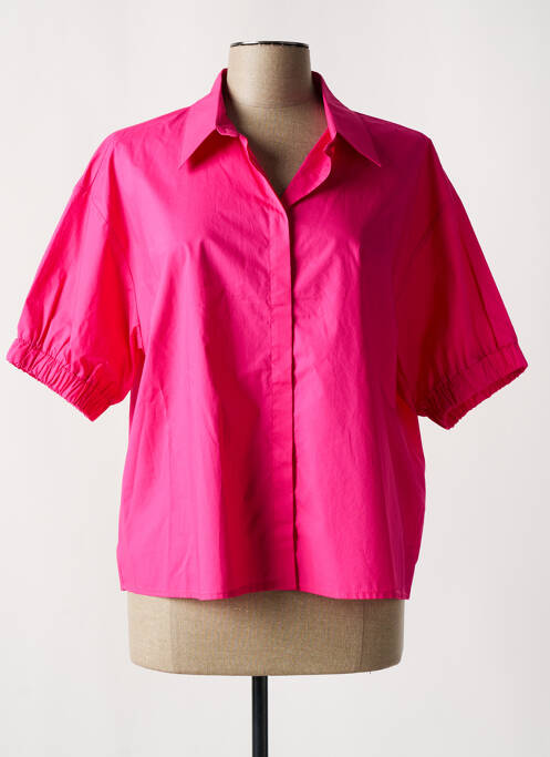 Chemisier manches courtes manches courtes rose CATNOIR femme