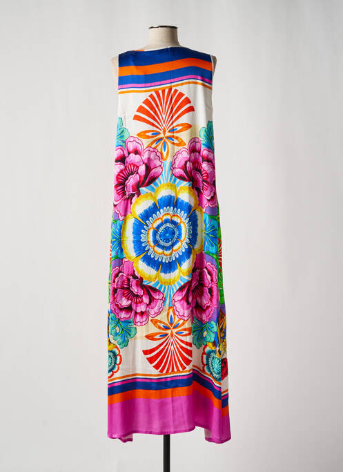 Robe longue rose GRACE pour femme