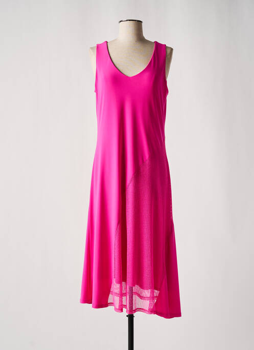 Robe mi-longue rose JOSEPH RIBKOFF pour femme