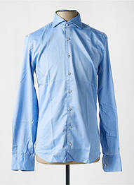 Chemise manches longues manches longues bleu 1863 BY ETERNA homme