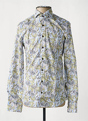 Chemise manches longues manches longues vert 1863 BY ETERNA homme