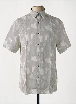 Chemise manches courtes manches courtes beige EMPORIO ARMANI homme