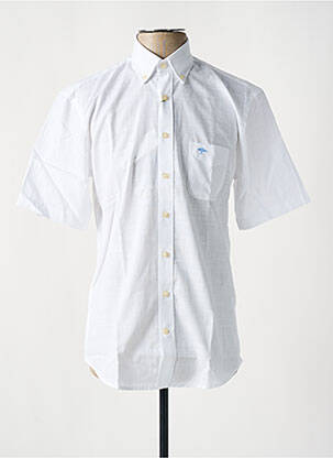 Chemise manches courtes poches blanc FYNCH-HATTON homme
