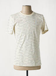T-shirt coupe droite manches courtes beige SAINT JAMES homme