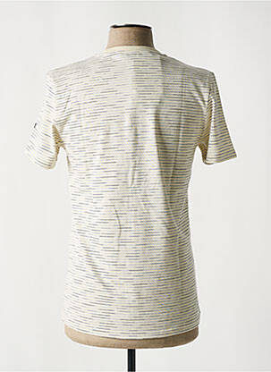 T-shirt tissage chiné manches courtes beige SAINT JAMES homme