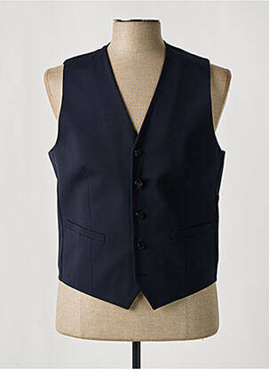 Gilet sans manche effet matière satinée bleu KARL LAGERFELD homme