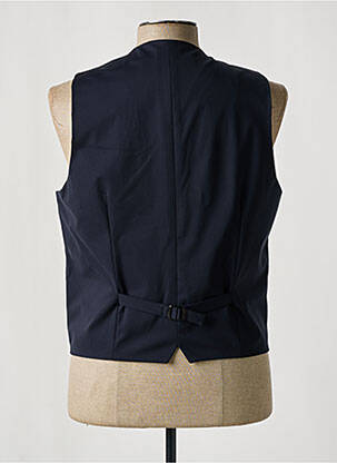 Gilet sans manche effet matière satinée bleu KARL LAGERFELD homme