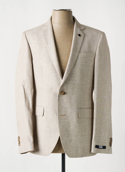 Blazer beige KARL LAGERFELD pour homme
