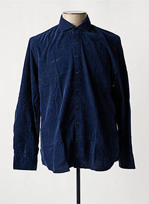 Chemise manches longues manches longues bleu 1863 BY ETERNA homme