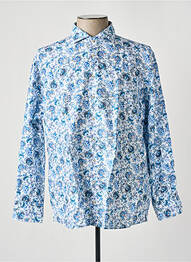 Chemise manches longues manches longues bleu 1863 BY ETERNA homme