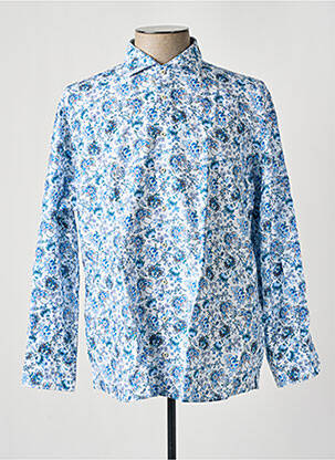 Chemise manches longues manches longues bleu 1863 BY ETERNA homme