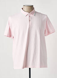 Polo stretch manches courtes rose SAINT JAMES homme