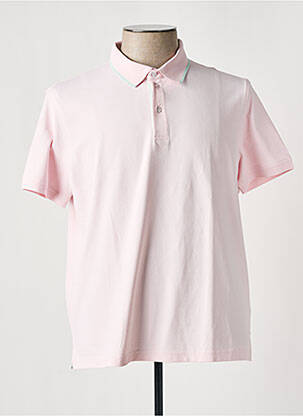 Polo stretch manches courtes rose SAINT JAMES homme