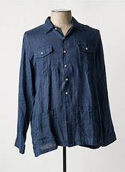 Chemise manches longues bleu FYNCH-HATTON pour homme seconde vue
