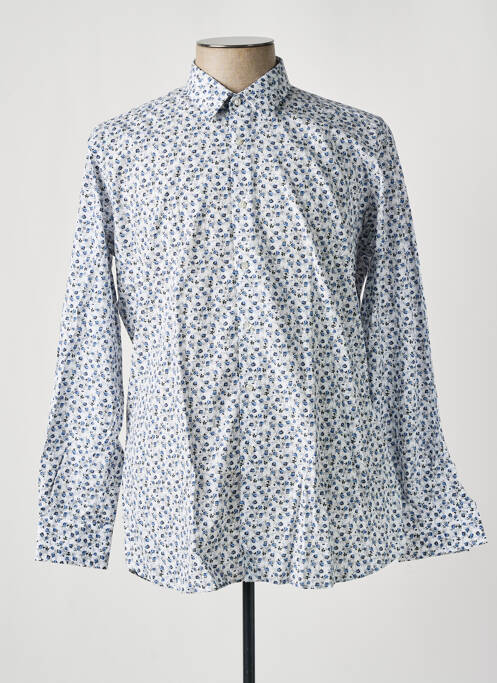 Chemise manches longues blanc KARL LAGERFELD pour homme