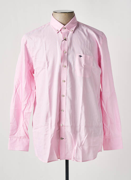 Chemise manches longues rose FYNCH-HATTON pour homme