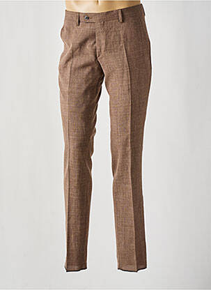 Pantalon slim stretch taille normale marron MONSIEUR HECTOR homme