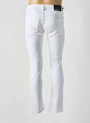 Jeans skinny stretch taille normale blanc KARL LAGERFELD homme