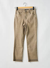 Jeans coupe droite stretch taille normale beige JOSEPH RIBKOFF femme