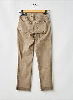 Jeans coupe droite stretch taille normale beige JOSEPH RIBKOFF femme