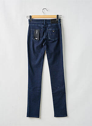 Jeans coupe slim tissage brut taille normale bleu EMPORIO ARMANI femme