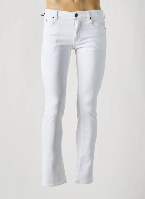 Jeans skinny stretch taille normale blanc KARL LAGERFELD homme