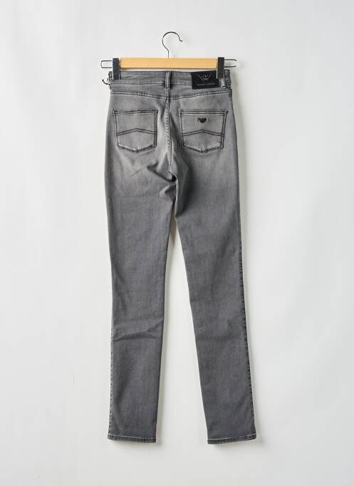 Jeans coupe slim gris EMPORIO ARMANI pour femme
