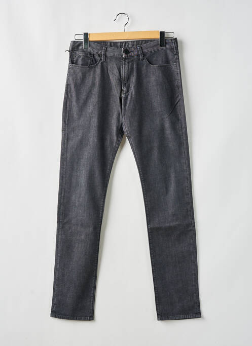 Jeans coupe slim gris EMPORIO ARMANI pour homme