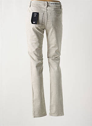 Jeans coupe slim stretch taille normale gris EMPORIO ARMANI femme