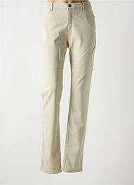 Jeans coupe slim stretch taille normale beige EMPORIO ARMANI femme