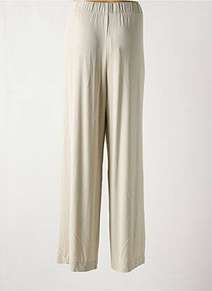 Pantalon large coupe fluide taille haute beige SPORTALM femme