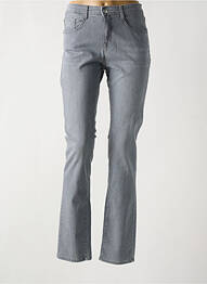 Jeans coupe droite stretch taille normale gris BRAX femme