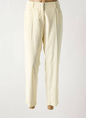 Pantalon 7/8 stretch taille normale beige BRAX femme