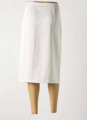 Jupe mi-longue taille à pinces beige CATNOIR femme