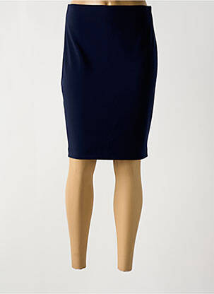 Jupe mi-longue stretch bleu JOSEPH RIBKOFF femme